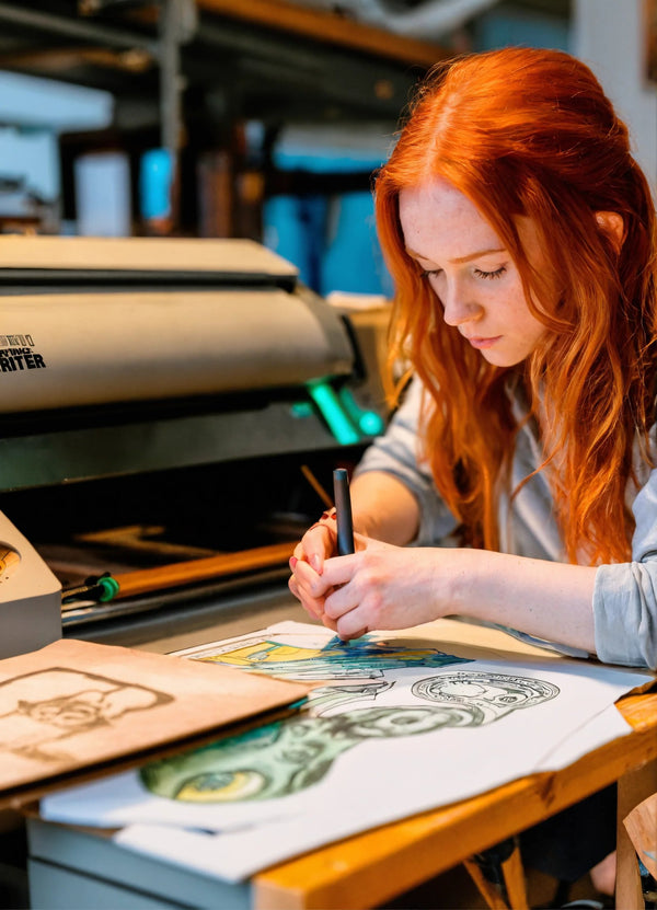 How to combine your drawing hobby, heat press printing and making extra money.