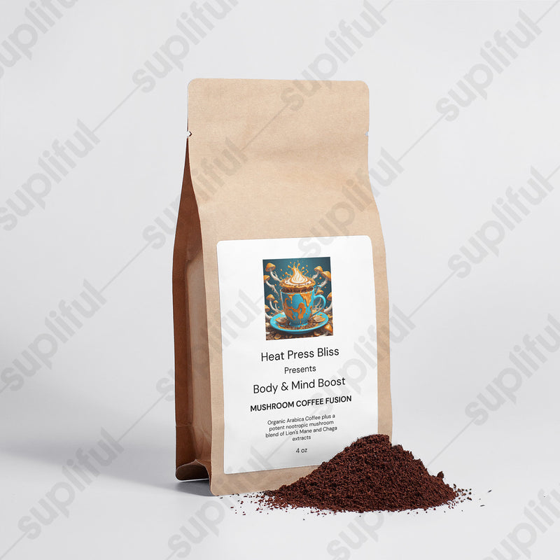 Organic Chaga and Lion's Mane Mushroom Coffee Blend