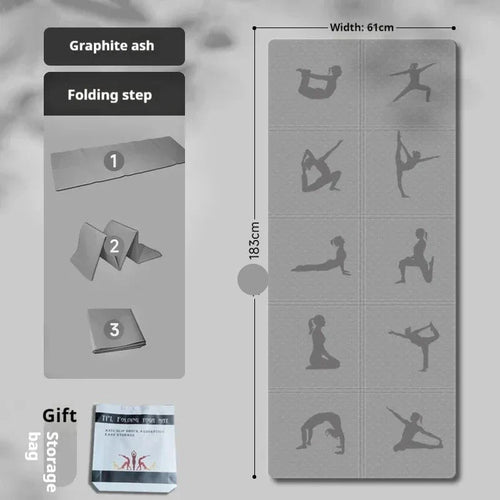 Foldable Non-Slip Yoga Workout Mat-1