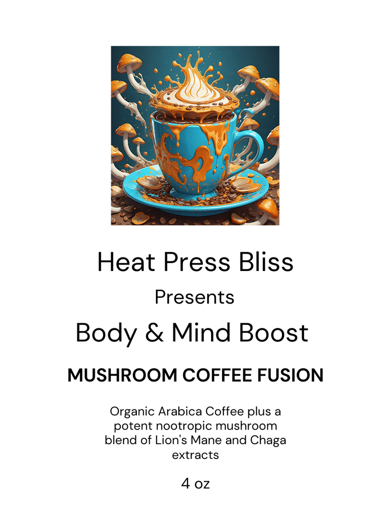 Organic Chaga and Lion's Mane Mushroom Coffee Blend