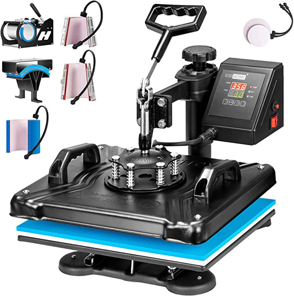 8 in 1 Swing Away Heat Press Machine