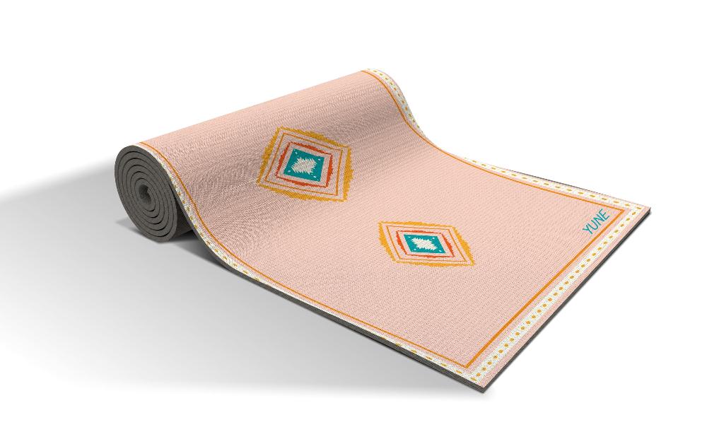 Stella Yoga Mat – 6mm Non-Slip, Eco-Friendly & Latex-Free (Pink)-1