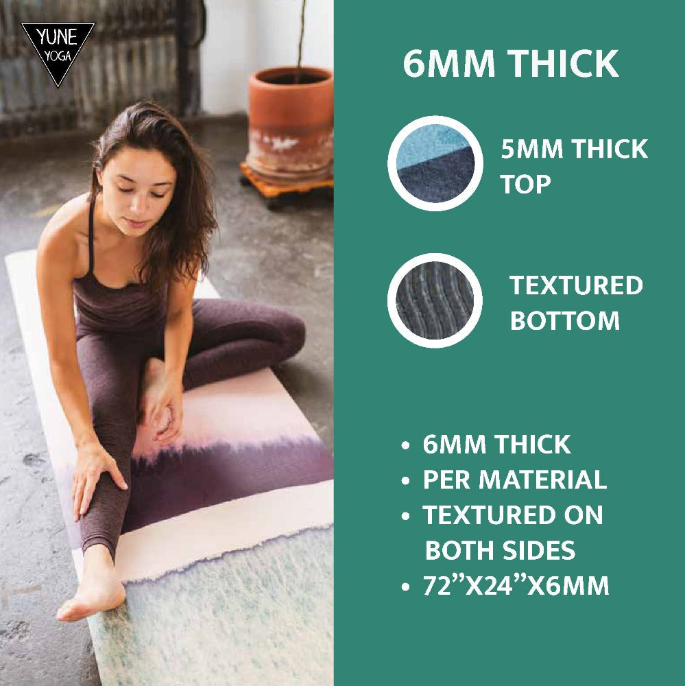 Harvest Moon Yoga Mat – 6mm Eco-Friendly, Non-Slip & Cushioned | Yune Yoga-3